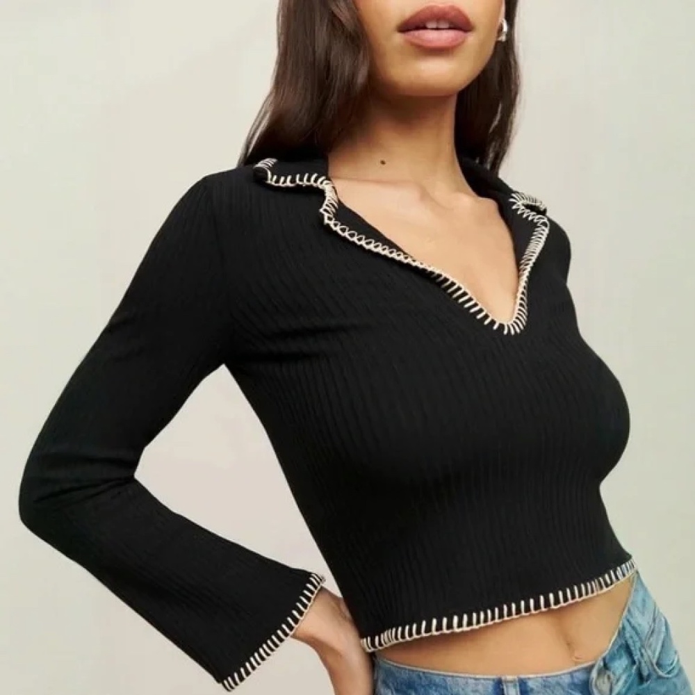 Reformation Nolen Knit Top